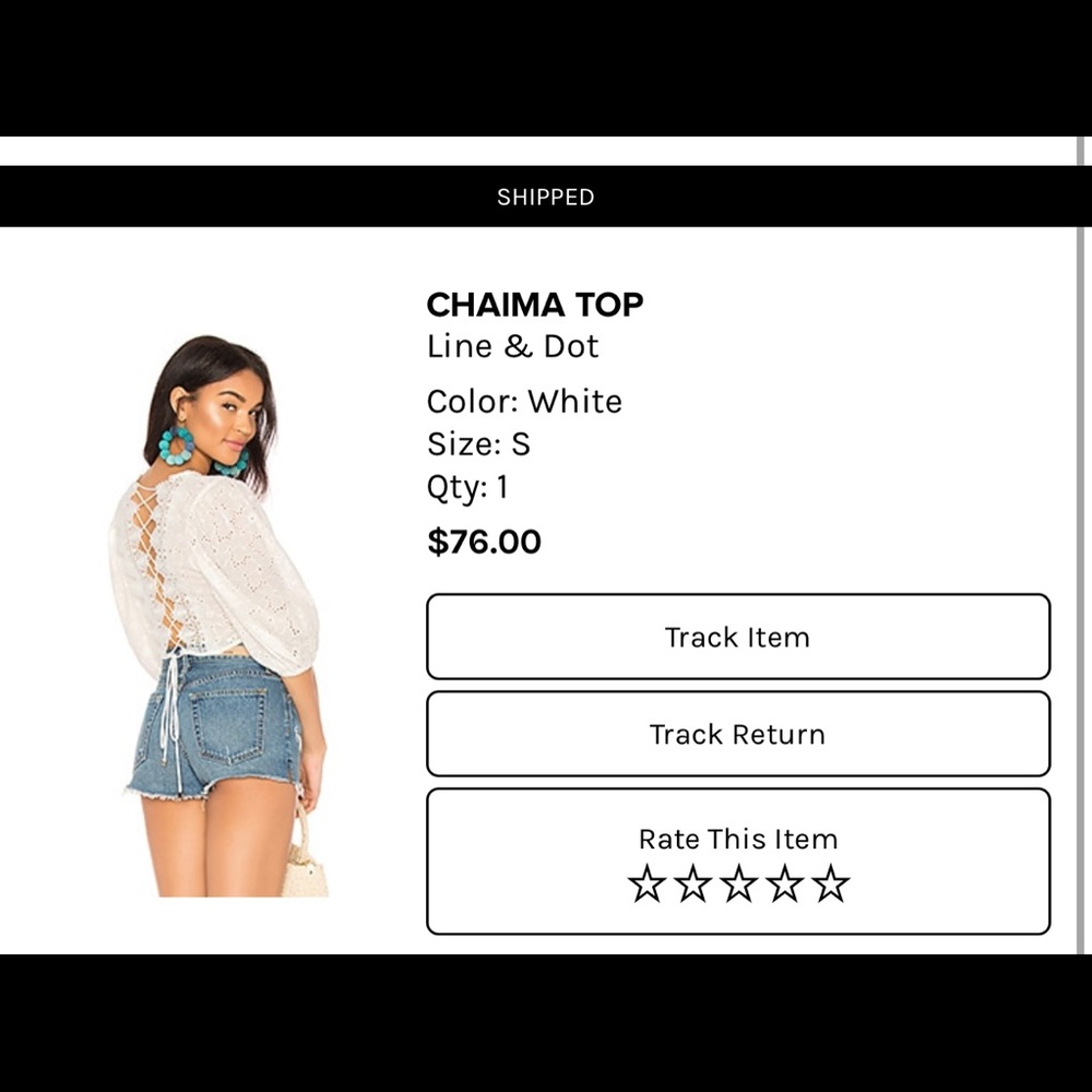 Line & Dot Crop Top